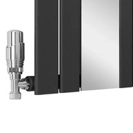 Flat Panel / Oval Panel Mirror Radiator – Multiple Sizes & Colours