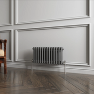 Horizontal Double Column Radiator |Traditional Design | 1.5mm Steel | BS EN 442 Certified - Choice of Size