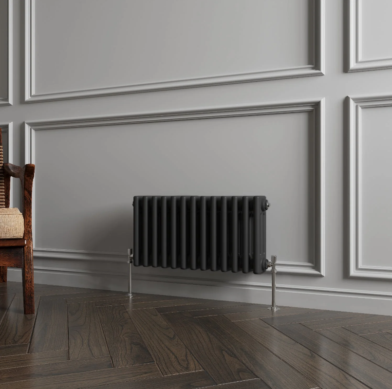 Horizontal Triple Column Radiator | Traditional Design | 1.5mm Steel | BS EN 442 Certified - Choice of Size