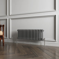 Horizontal Double Column Radiator |Traditional Design | 1.5mm Steel | BS EN 442 Certified - Choice of Size