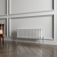 Horizontal Double Column Radiator |Traditional Design | 1.5mm Steel | BS EN 442 Certified - Choice of Size
