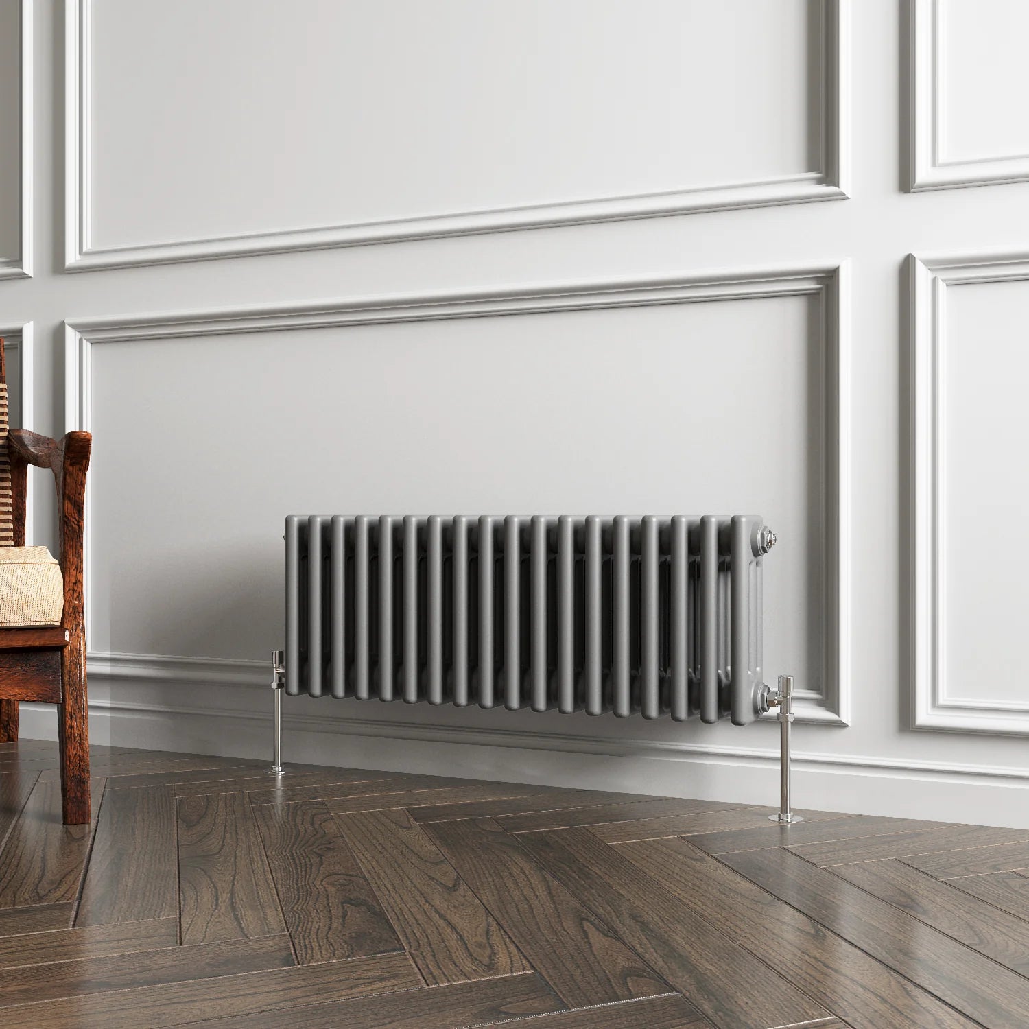 Horizontal Triple Column Radiator | Traditional Design | 1.5mm Steel | BS EN 442 Certified - Choice of Size