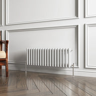 Horizontal Triple Column Radiator | Traditional Design | 1.5mm Steel | BS EN 442 Certified - Choice of Size