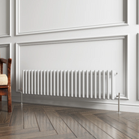 Horizontal Triple Column Radiator | Traditional Design | 1.5mm Steel | BS EN 442 Certified - Choice of Size