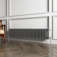 Horizontal Triple Column Radiator | Traditional Design | 1.5mm Steel | BS EN 442 Certified - Choice of Size
