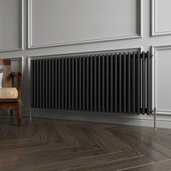Horizontal Triple Column Radiator | Traditional Design | 1.5mm Steel | BS EN 442 Certified - Choice of Size