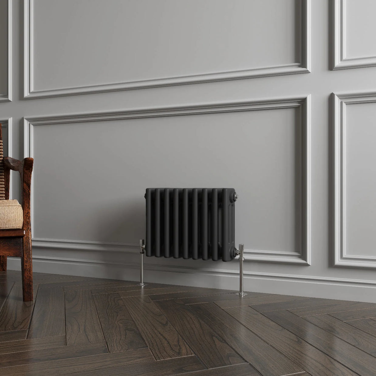 Horizontal Triple Column Radiator | Traditional Design | 1.5mm Steel | BS EN 442 Certified - Choice of Size