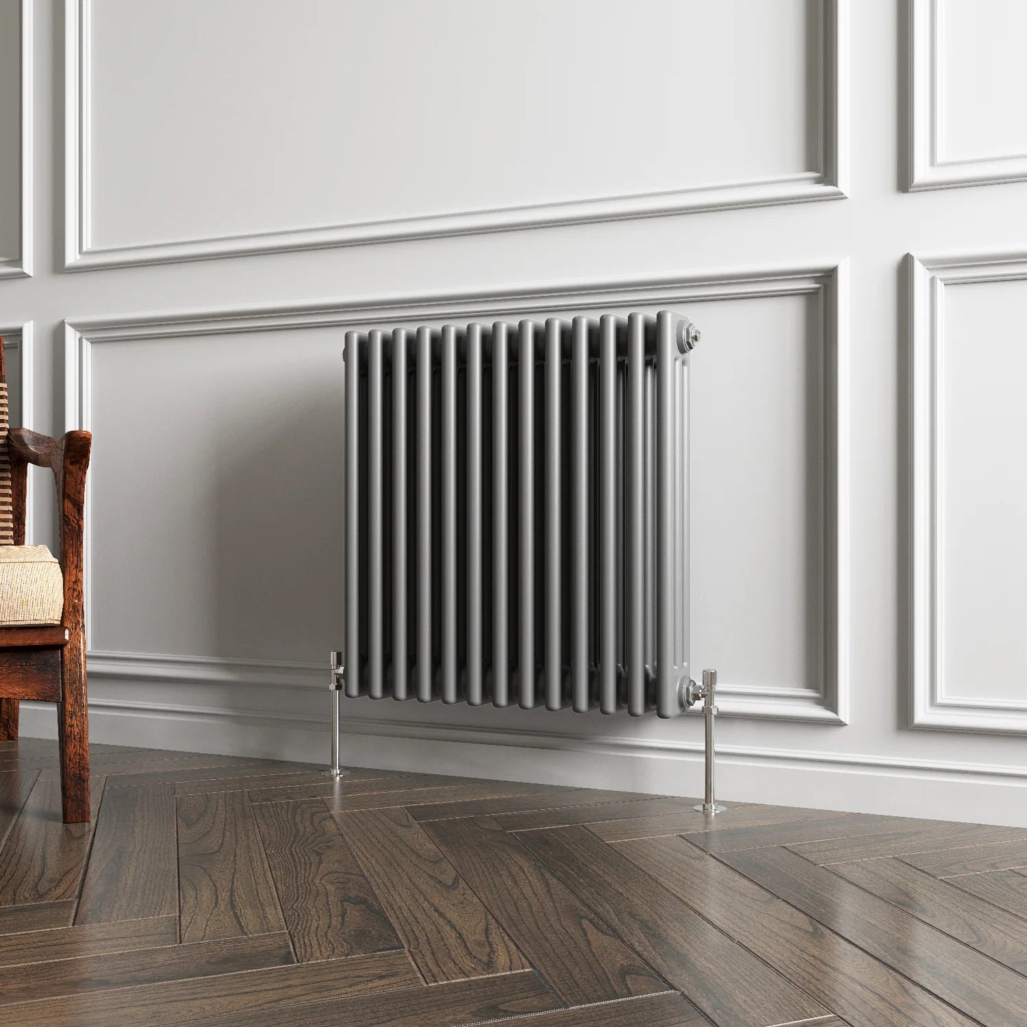 Horizontal Triple Column Radiator | Traditional Design | 1.5mm Steel | BS EN 442 Certified - Choice of Size