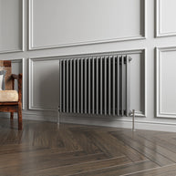 Horizontal Triple Column Radiator | Traditional Design | 1.5mm Steel | BS EN 442 Certified - Choice of Size