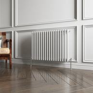 Horizontal Triple Column Radiator | Traditional Design | 1.5mm Steel | BS EN 442 Certified - Choice of Size