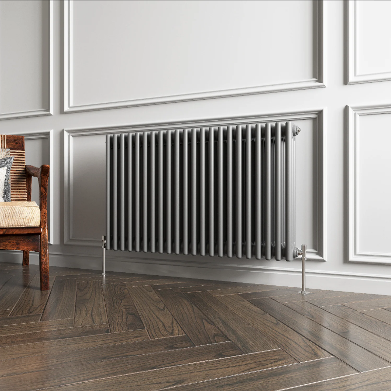 Horizontal Triple Column Radiator | Traditional Design | 1.5mm Steel | BS EN 442 Certified - Choice of Size
