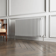Horizontal Triple Column Radiator | Traditional Design | 1.5mm Steel | BS EN 442 Certified - Choice of Size