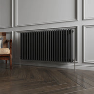 Horizontal Triple Column Radiator | Traditional Design | 1.5mm Steel | BS EN 442 Certified - Choice of Size