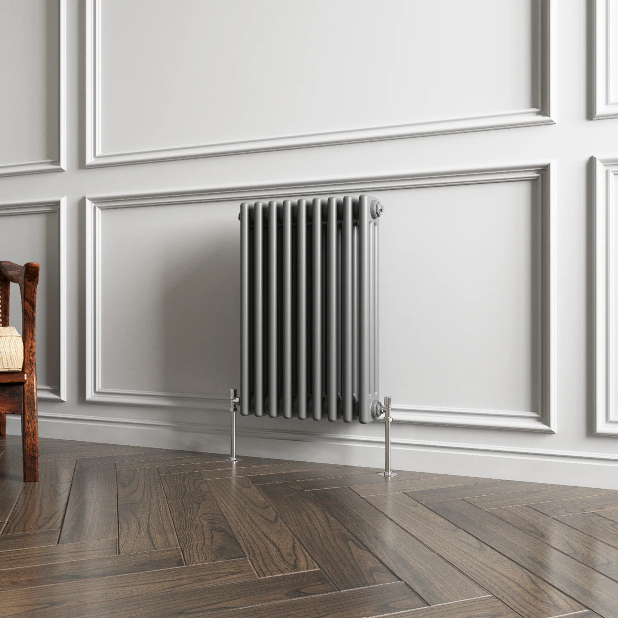 Horizontal Triple Column Radiator | Traditional Design | 1.5mm Steel | BS EN 442 Certified - Choice of Size