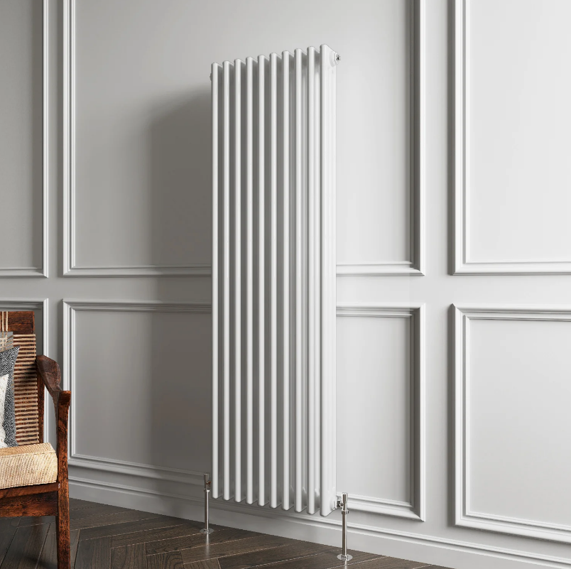 Triple Column Vertical Radiator | Traditional Design | 1.5mm Steel | BS EN 442 Certified - Choice of Size