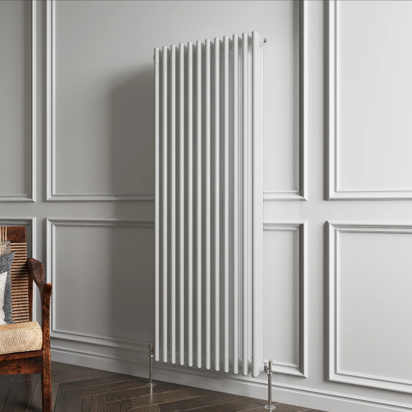 Vertical Triple Column Radiator | Cast Iron Style | 1.5mm Steel ...
