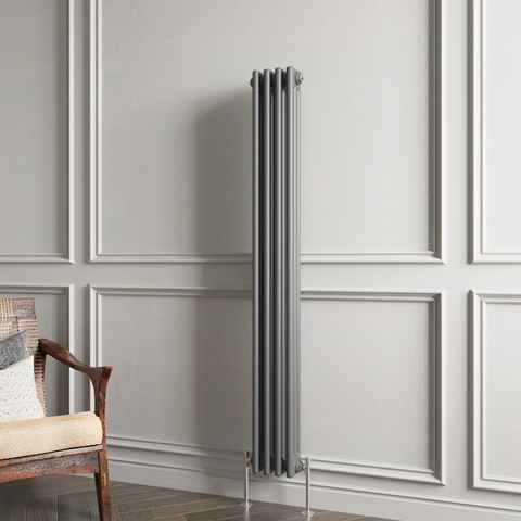 Triple Column Vertical Radiator | Traditional Design | 1.5mm Steel | BS EN 442 Certified - Choice of Size