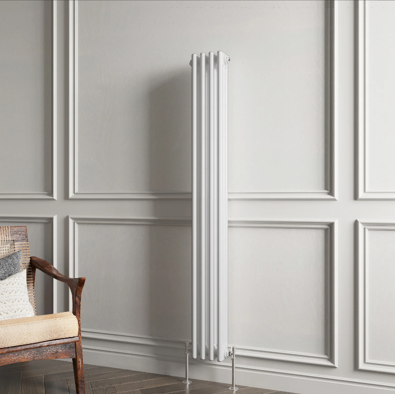 Triple Column Vertical Radiator | Traditional Design | 1.5mm Steel | BS EN 442 Certified - Choice of Size