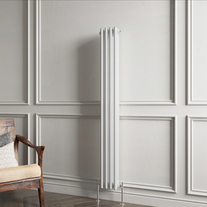 Triple Column Vertical Radiator | Traditional Design | 1.5mm Steel | BS EN 442 Certified - Choice of Size