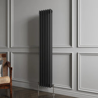 Triple Column Vertical Radiator | Traditional Design | 1.5mm Steel | BS EN 442 Certified - Choice of Size