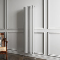 Triple Column Vertical Radiator | Traditional Design | 1.5mm Steel | BS EN 442 Certified - Choice of Size