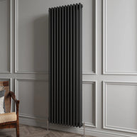 Triple Column Vertical Radiator | Traditional Design | 1.5mm Steel | BS EN 442 Certified - Choice of Size