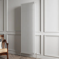 Triple Column Vertical Radiator | Traditional Design | 1.5mm Steel | BS EN 442 Certified - Choice of Size