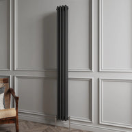 Triple Column Vertical Radiator | Traditional Design | 1.5mm Steel | BS EN 442 Certified - Choice of Size