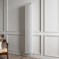 Triple Column Vertical Radiator | Traditional Design | 1.5mm Steel | BS EN 442 Certified - Choice of Size