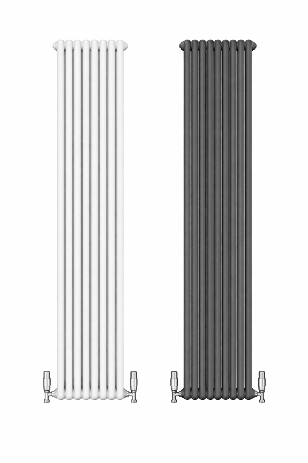 Vertical Round Tube Cast Iron Radiator – 1800mm Height