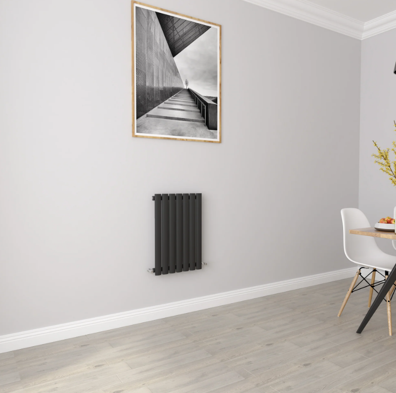 Horizontal Oval Column Designer Radiator – Single or Double Panel | modern Central heating Radiator | BS EN 442 Certified - Choice of Size