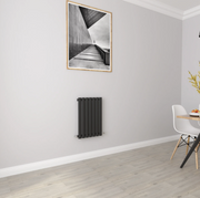 Horizontal Oval Column Designer Radiator – Single or Double Panel | modern Central heating Radiator | BS EN 442 Certified - Choice of Size