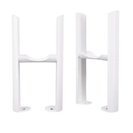 Pair of Column Radiator Support Feet | Floor-Mounted Legs for Double / Triple Column Radiators