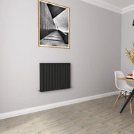Horizontal Flat Panel Designer Radiator – Single or Double Panel | modern Central heating Radiator | BS EN 442 Certified | Wall Mounted - Choice Of Width