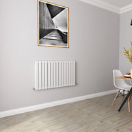 Horizontal Flat Panel Designer Radiator – Single or Double Panel | modern Central heating Radiator | BS EN 442 Certified | Wall Mounted - Choice Of Width