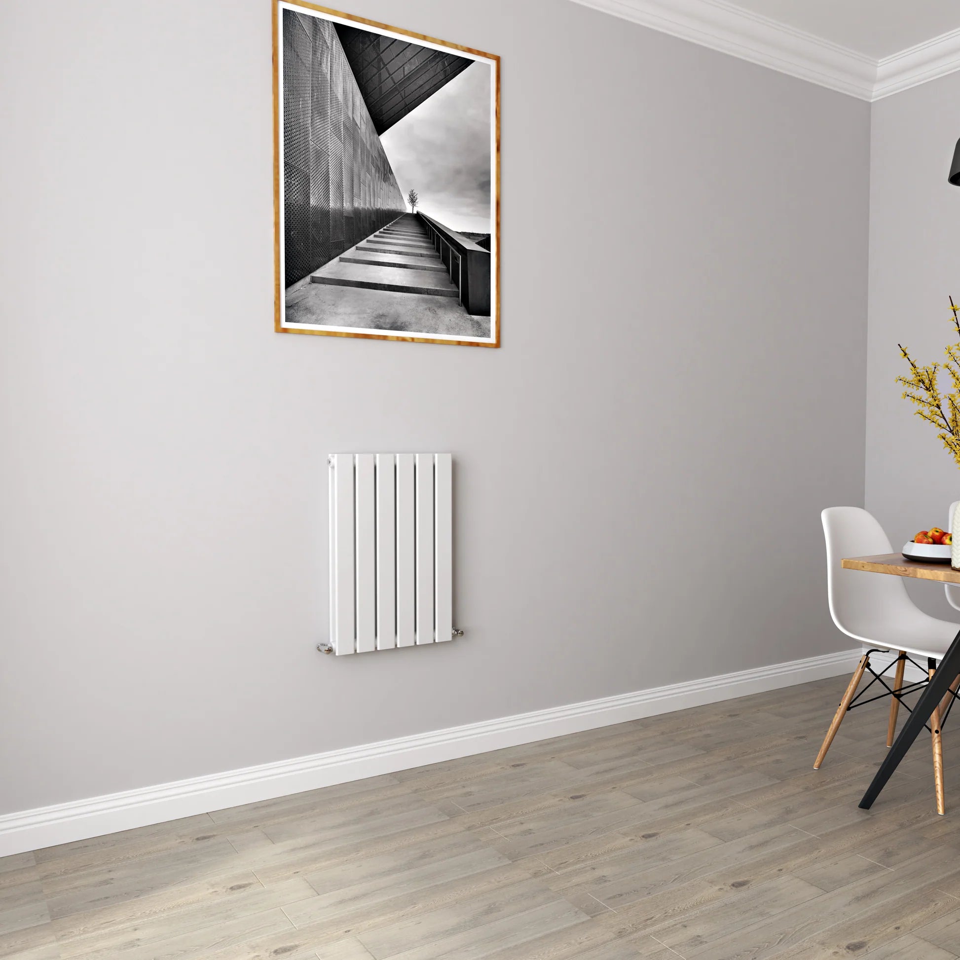 Horizontal Flat Panel Designer Radiator – Single or Double Panel | modern Central heating Radiator | BS EN 442 Certified | Wall Mounted - Choice Of Width