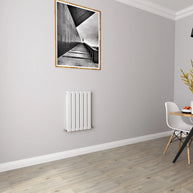 Horizontal Flat Panel Designer Radiator – Single or Double Panel | modern Central heating Radiator | BS EN 442 Certified | Wall Mounted - Choice Of Width