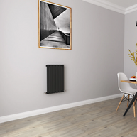 Horizontal Flat Panel Designer Radiator – Single or Double Panel | modern Central heating Radiator | BS EN 442 Certified | Wall Mounted - Choice Of Width