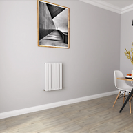 Horizontal Flat Panel Designer Radiator – Single or Double Panel | modern Central heating Radiator | BS EN 442 Certified | Wall Mounted - Choice Of Width