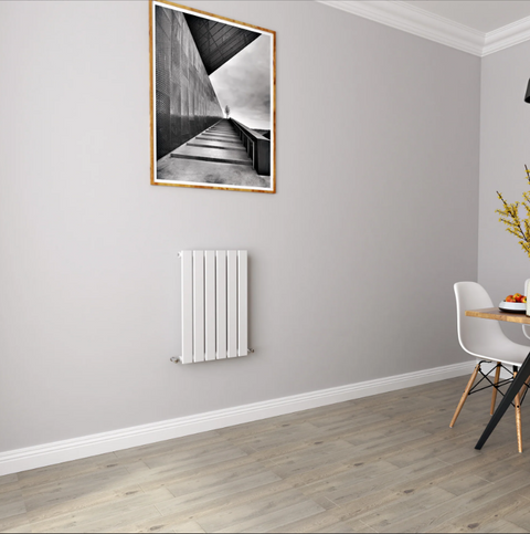 Horizontal Flat Panel Designer Radiator – Single or Double Panel | modern Central heating Radiator | BS EN 442 Certified | Wall Mounted - Choice Of Width