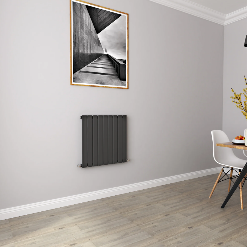 Horizontal Flat Panel Designer Radiator – Single or Double Panel | modern Central heating Radiator | BS EN 442 Certified | Wall Mounted - Choice Of Width