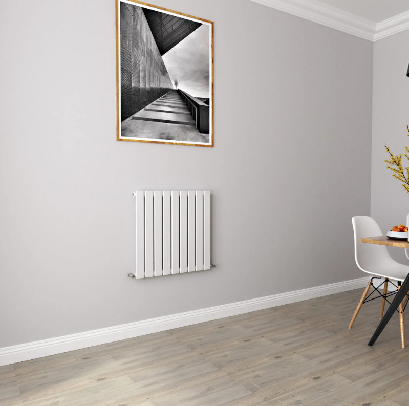 Horizontal Flat Panel Designer Radiator – Single or Double Panel | modern Central heating Radiator | BS EN 442 Certified | Wall Mounted - Choice Of Width