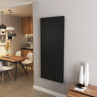Flat Panel Vertical Central heating Radiator – Single or Double Panel | modern Designer Style | BS EN 442 Certified - Choice of Size