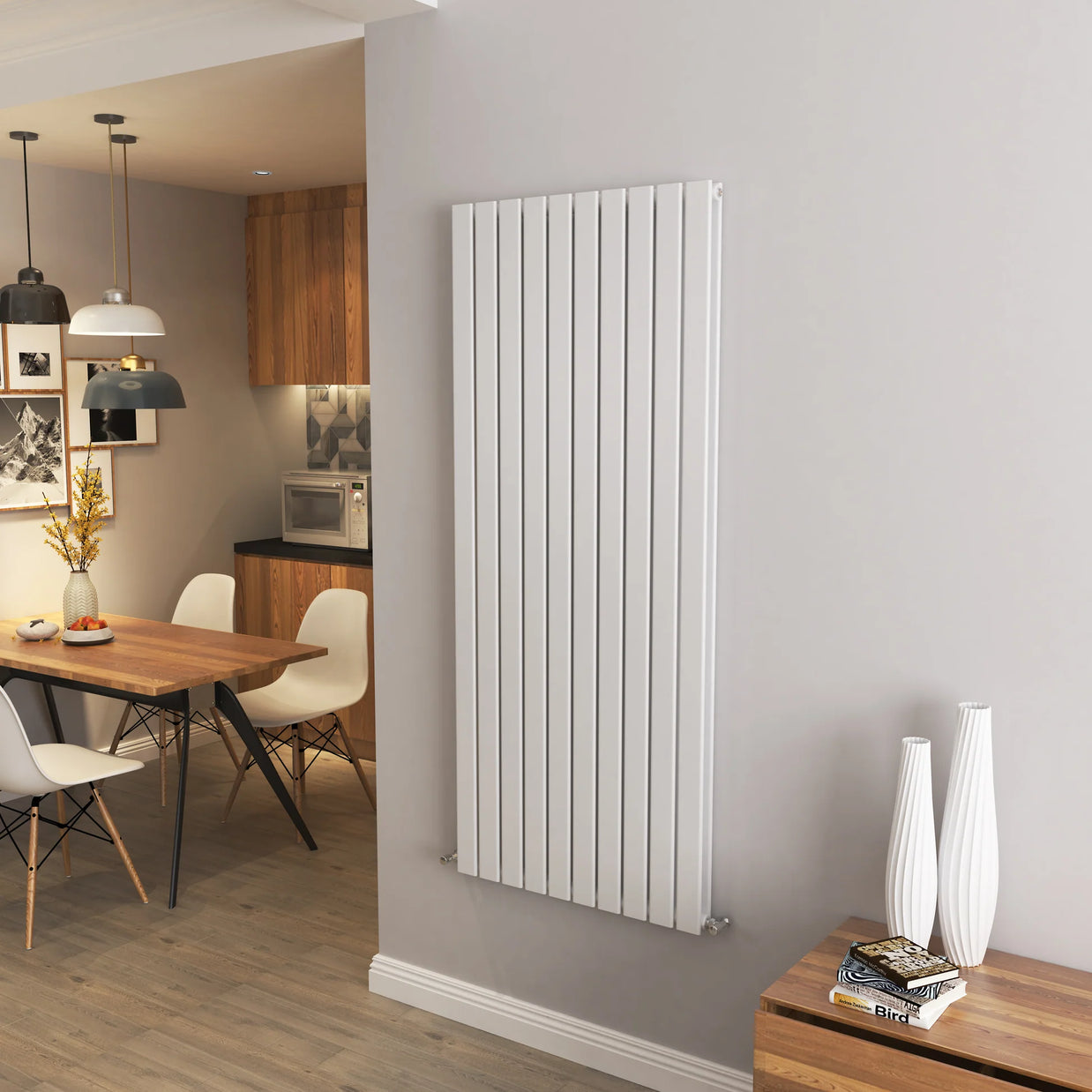 Vertical Flat Panel Radiator Modern Designer Style Single Or Double vertical-flat-panel-radiator-modern-designer-style-single-or-double