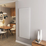 Flat Panel Vertical Central heating Radiator – Single or Double Panel | modern Designer Style | BS EN 442 Certified - Choice of Size