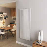 Flat Panel Vertical Central heating Radiator – Single or Double Panel | modern Designer Style | BS EN 442 Certified - Choice of Size