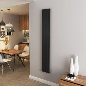 Flat Panel Vertical Central heating Radiator – Single or Double Panel | modern Designer Style | BS EN 442 Certified - Choice of Size