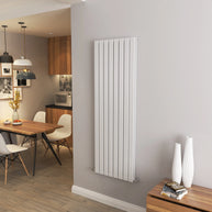 Flat Panel Vertical Central heating Radiator – Single or Double Panel | modern Designer Style | BS EN 442 Certified - Choice of Size
