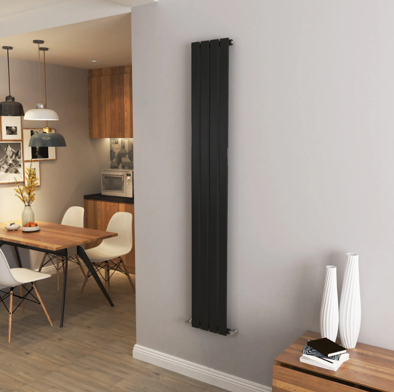 Flat Panel Vertical Central heating Radiator – Single or Double Panel | modern Designer Style | BS EN 442 Certified - Choice of Size
