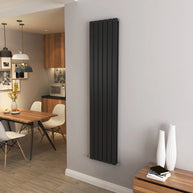 Flat Panel Vertical Central heating Radiator – Single or Double Panel | modern Designer Style | BS EN 442 Certified - Choice of Size